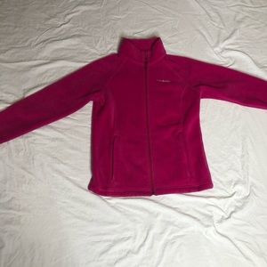 hot pink name brand Colombia jacket